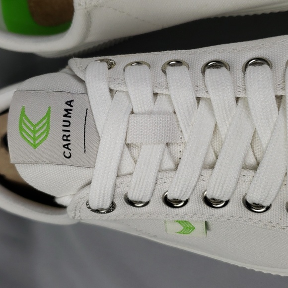NWT Cariuma The OCA Mens 9 Womens 10.5 Off-White Low Canvas Sneaker - Picture 4 of 17